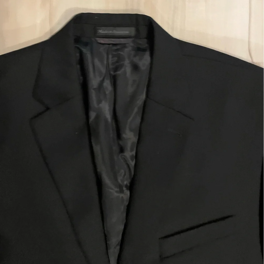 Lauren Ralph Lauren Wool Blazer amen’s Size 42L Black Classic Single Breasted