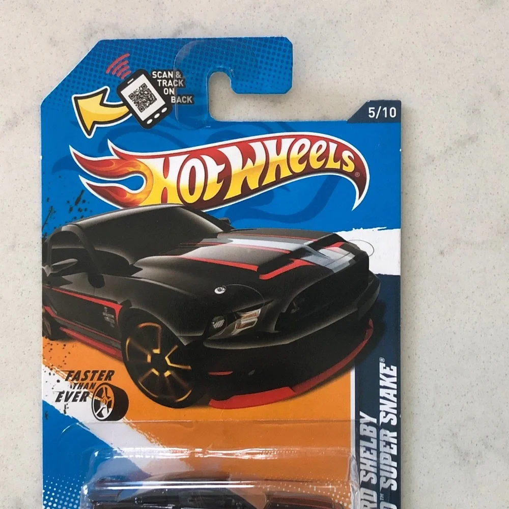 Mattel Hot Wheels Black and Red Shelby GT-500
