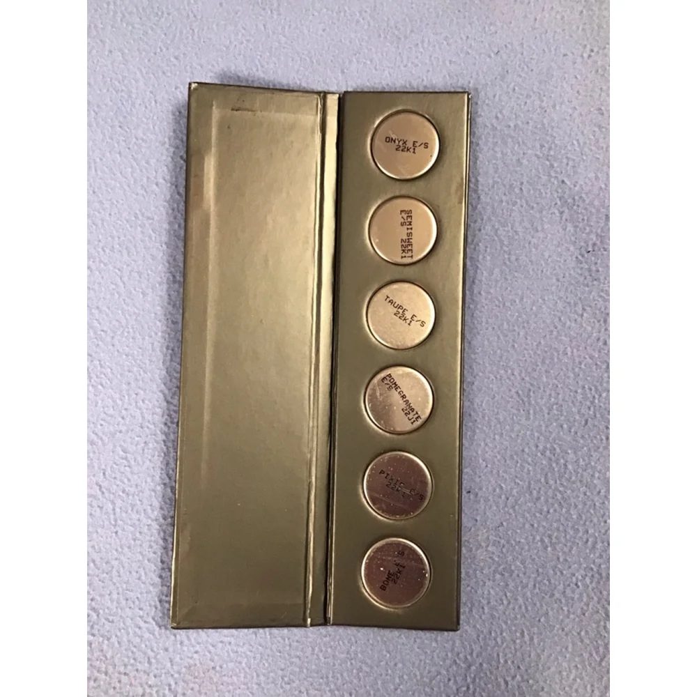 MUD Make-up Designory Eyeshadow Palette Gold Multi-color NEW