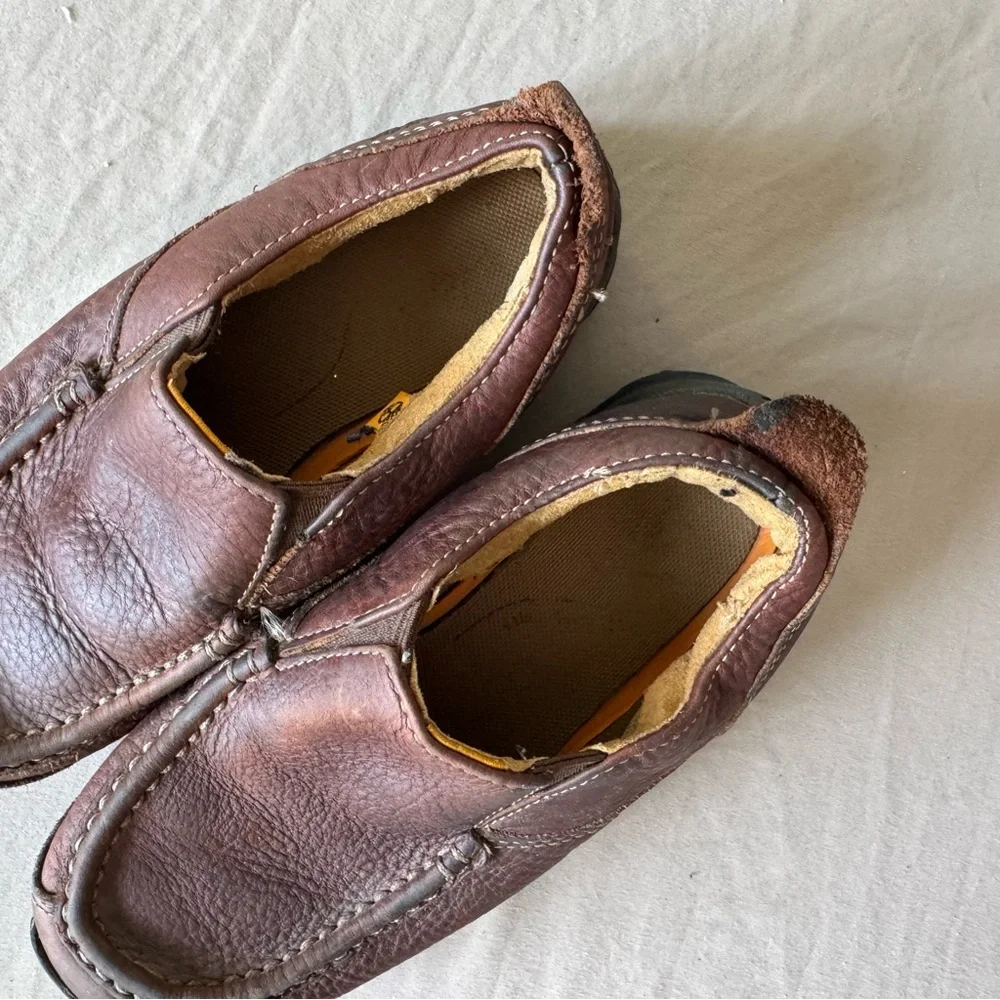 Kids Timberland Carlsbad Leather Casual Loafers