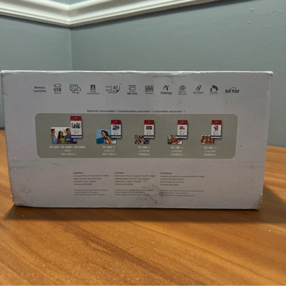 Canon SELPHY CP800 Photo Printer in Black