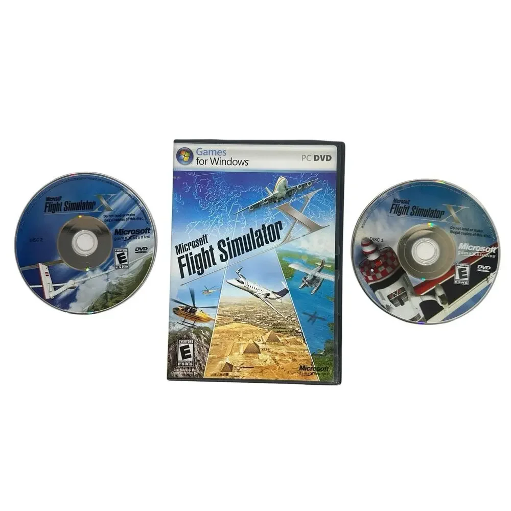 Microsoft Flight Simulator X (PC, 2006) PC DVD Game For Windows