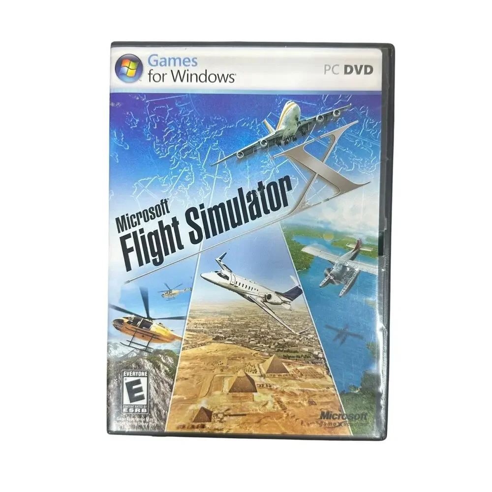 Microsoft Flight Simulator X (PC, 2006) PC DVD Game For Windows