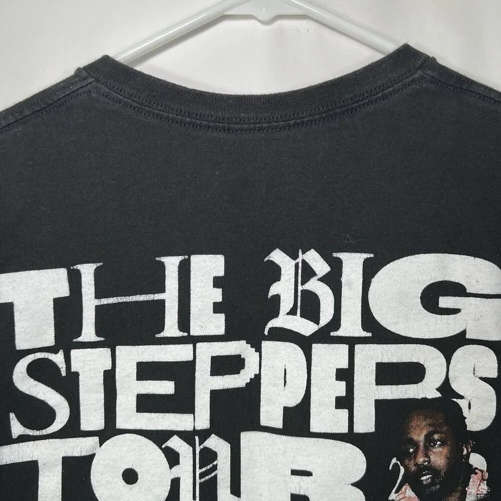 Kendrick Lamar The Big Steppers Tour T Shirt Youth Size Medium Black Double Side