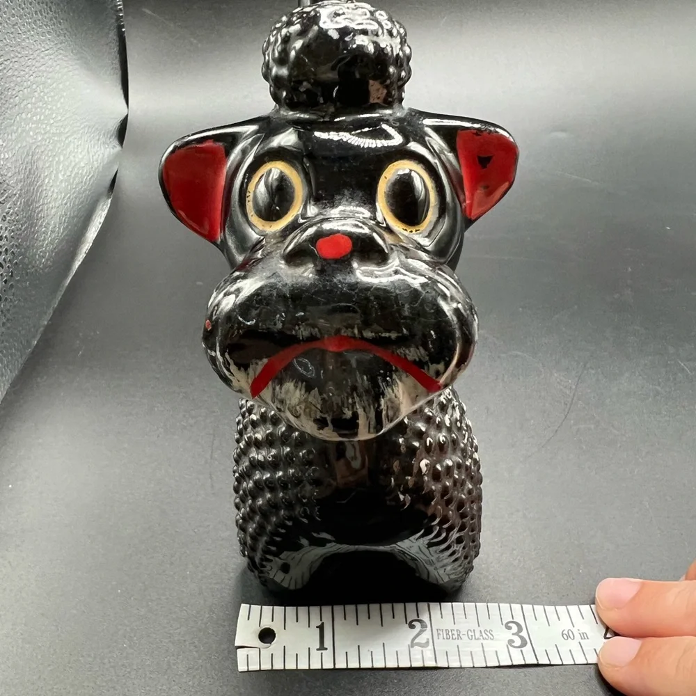 Redware Japan poodle spice rack