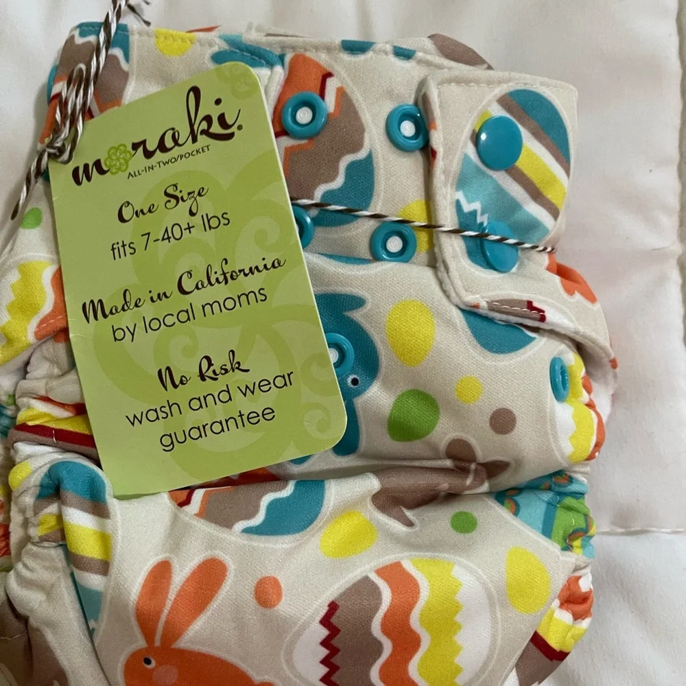 Easter Egg Diaper Cover - Multicolor