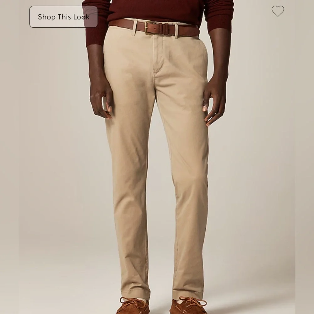 J. Crew Men's Khaki Chinos