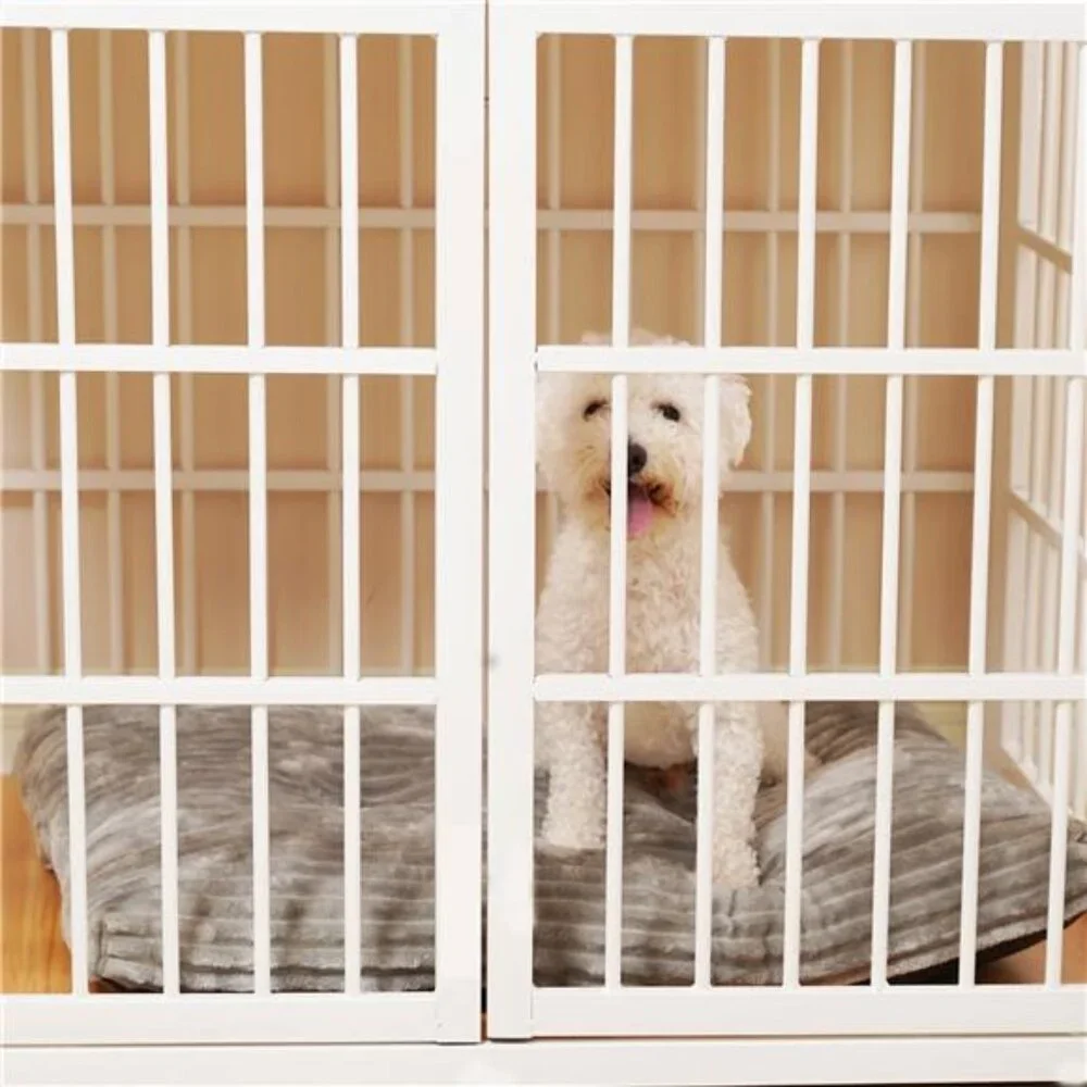 Washable Dog Bed Deluxe Plush Dog Crate Beds Comfy Pad Anti-Slip Pet 21