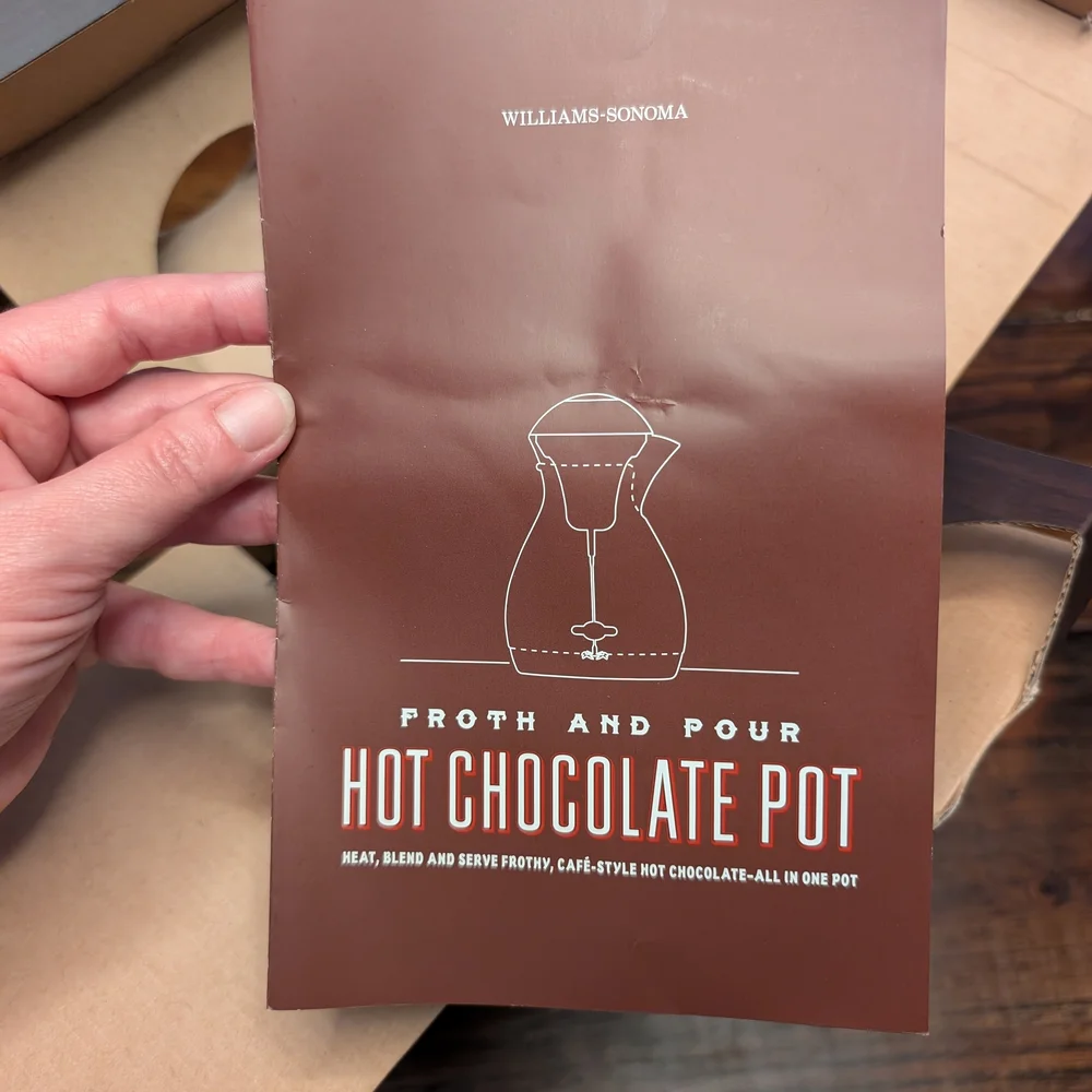 Williams Sonoma Hot Chocolate Pot