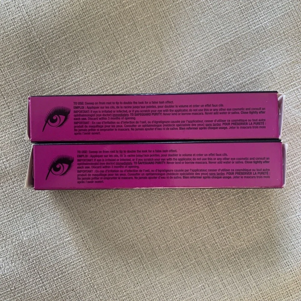 Avon Lot 2 Big & False Lash Mascara Volume Black Noir VO1 🆕 NEW discontinued