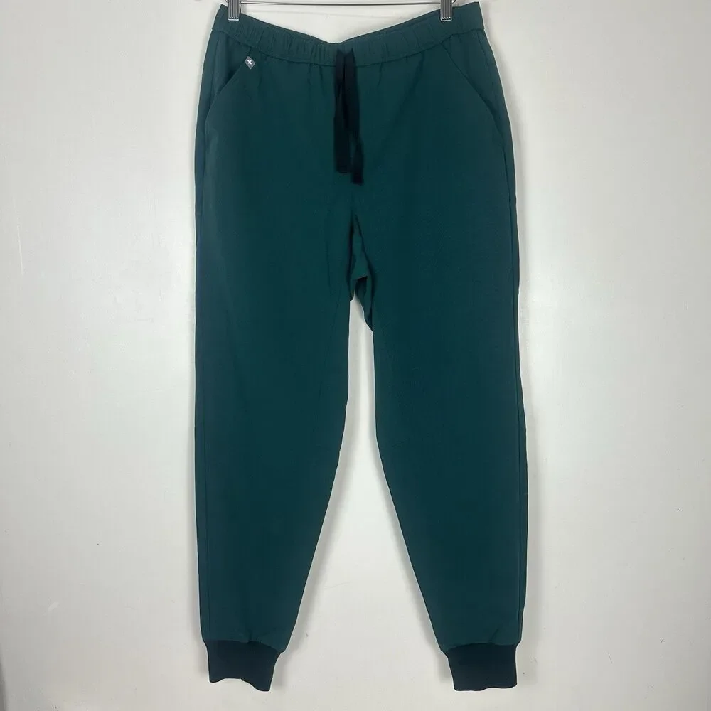 FIGS Men’s Tansen Jogger Limited edition Forest Green Scrub Pants Size L