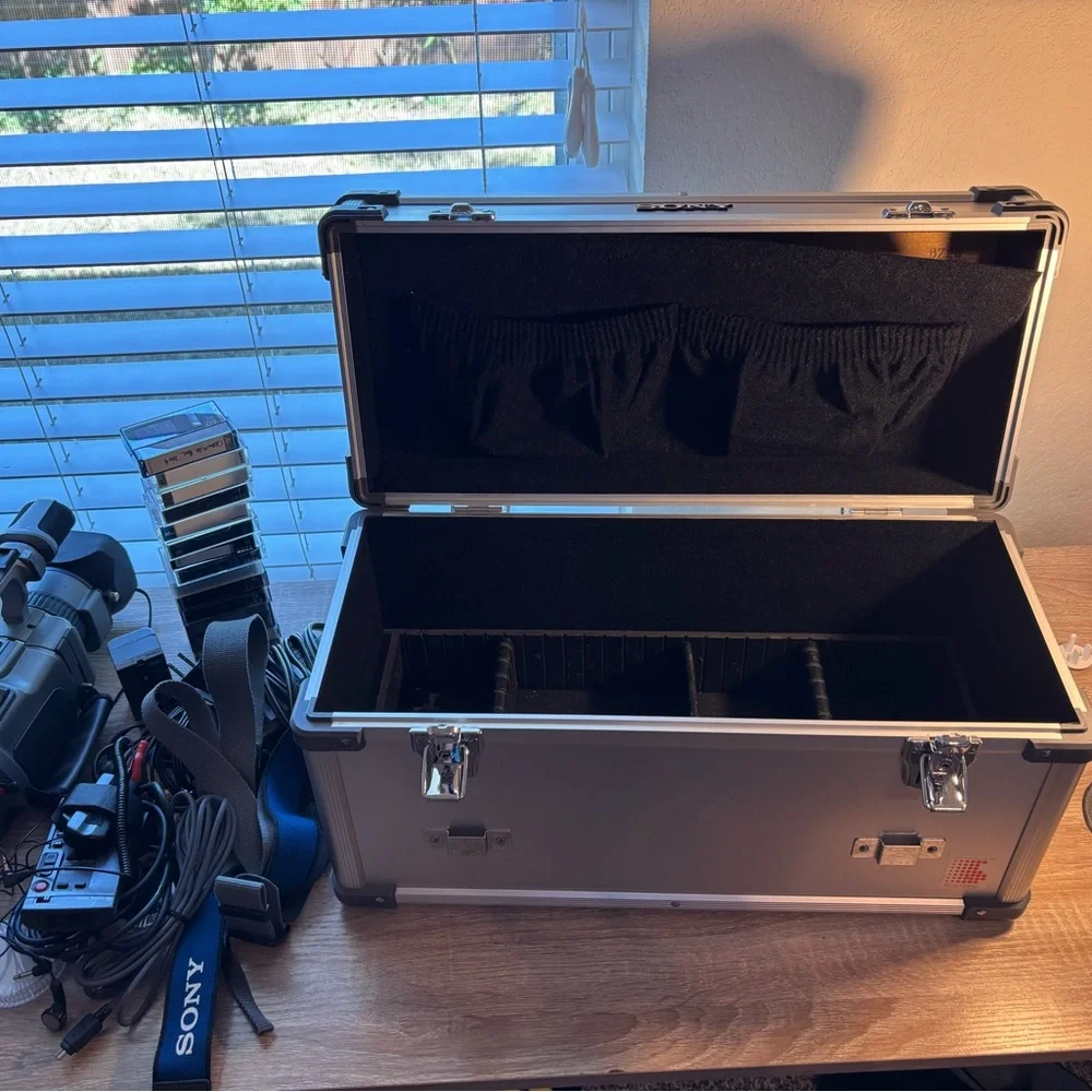 Sony Gray Camcorder Set with Accessories