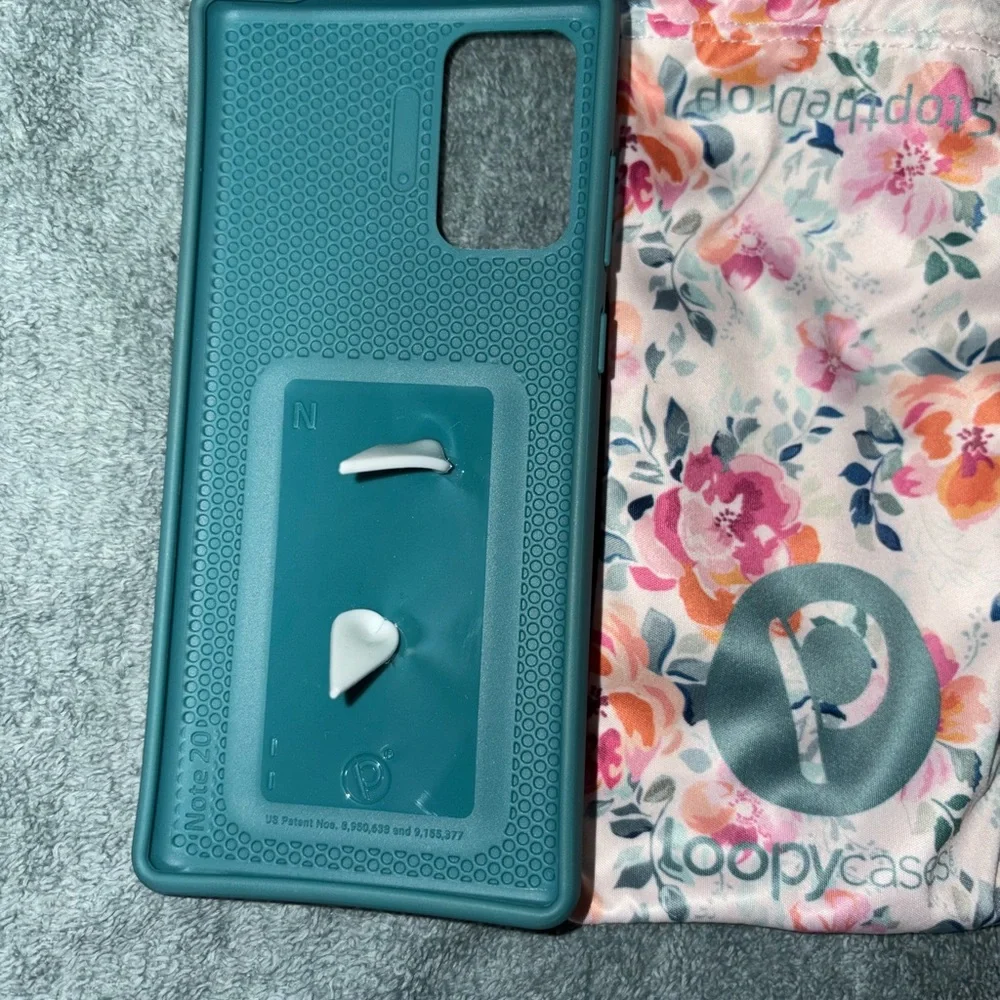 Floral Loopy Phone Case with Pouch