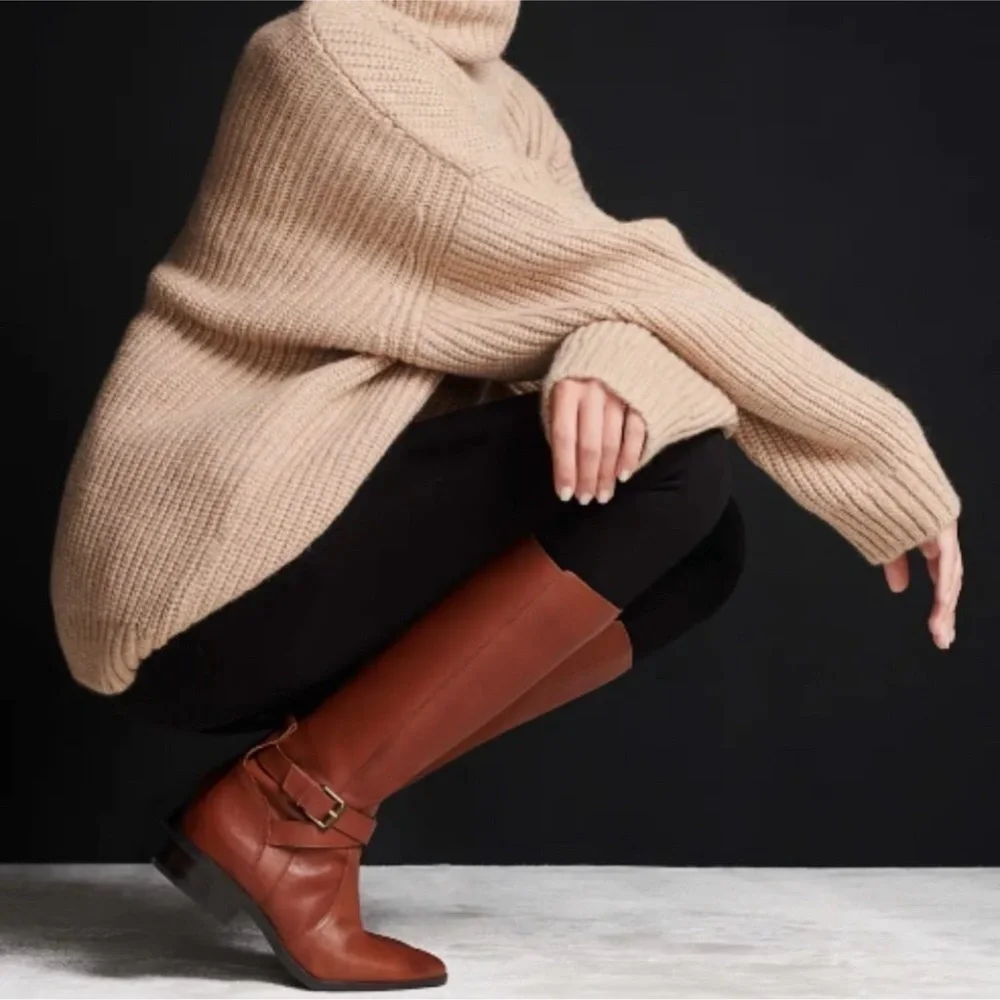 Naturalizer Womens Rena Knee High Boot Chocolate