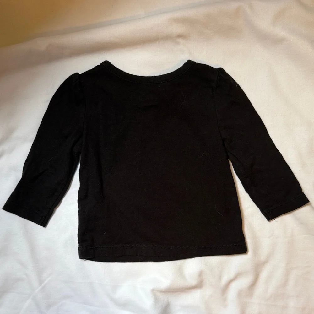 The Children's Place Classic Black Long Sleeve Tee