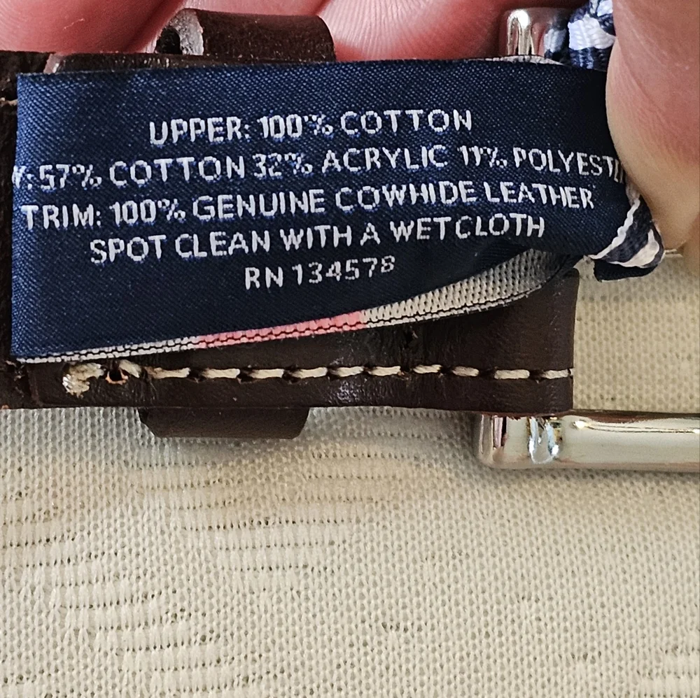 Vineyard Vines Belt Vineyard Vines Gingham Canvas Belt Green Blue Boy's Size 24