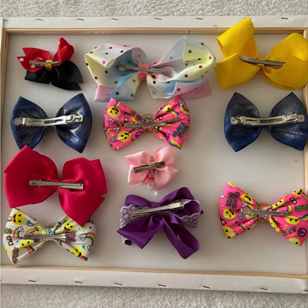 Colorful Girl’s Bow Hair Accessories Bundle
