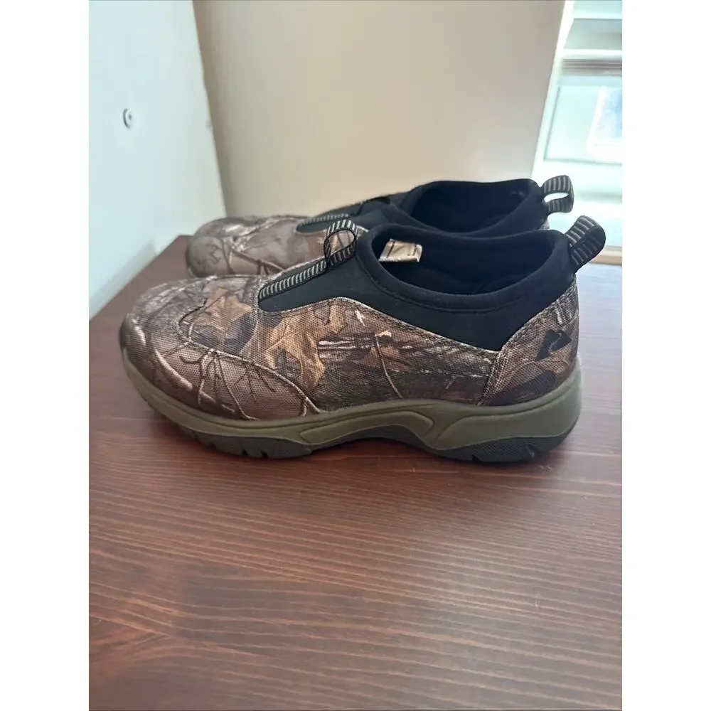 Ozark Trail Youth Boys Size 2 Outdoor Hiking Shoes, Camo