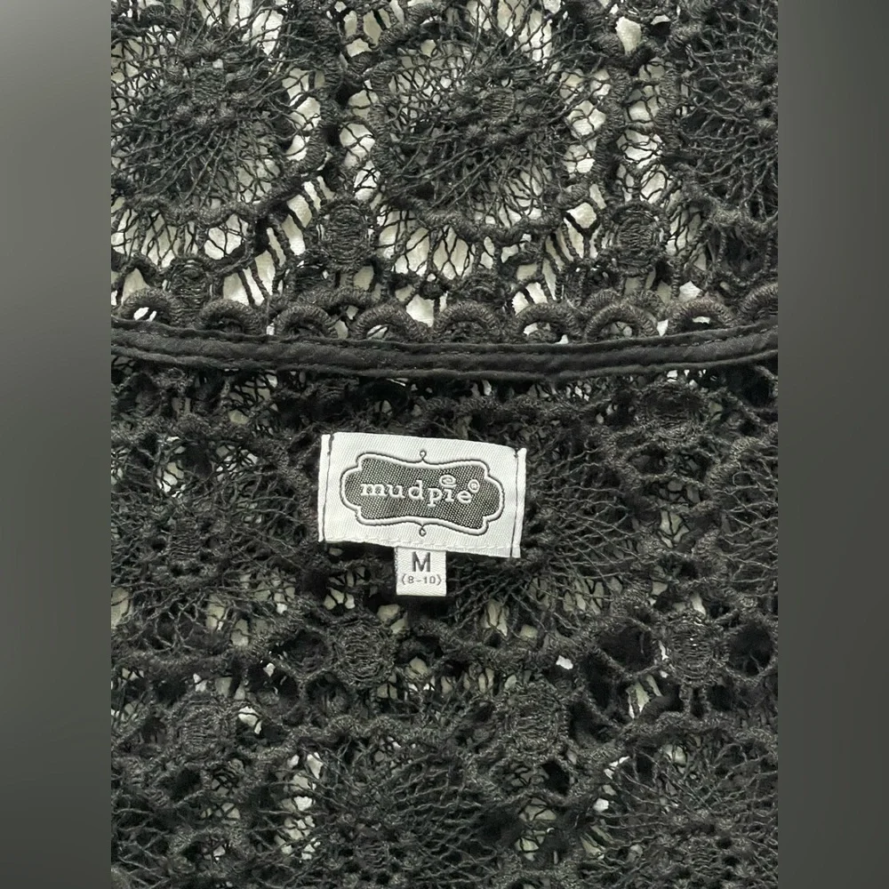 Mud Pie crochet swim coverup
