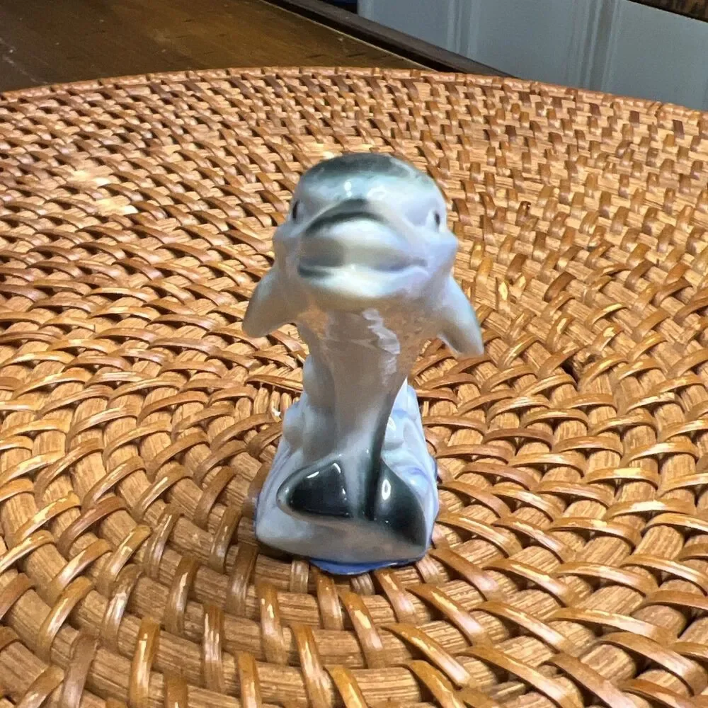 Vintage Dolphin, Mermaid Decor, Old World Vintage, Rare, Gift , Miniature