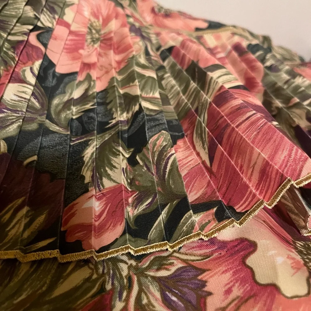 Floral Patterned / Antique Shower curtain/ Firm Price