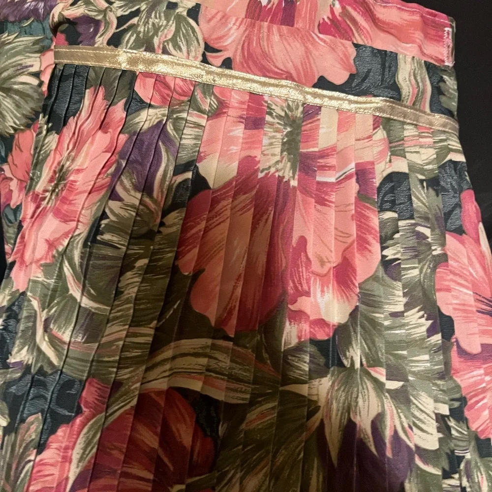 Floral Patterned / Antique Shower curtain/ Firm Price