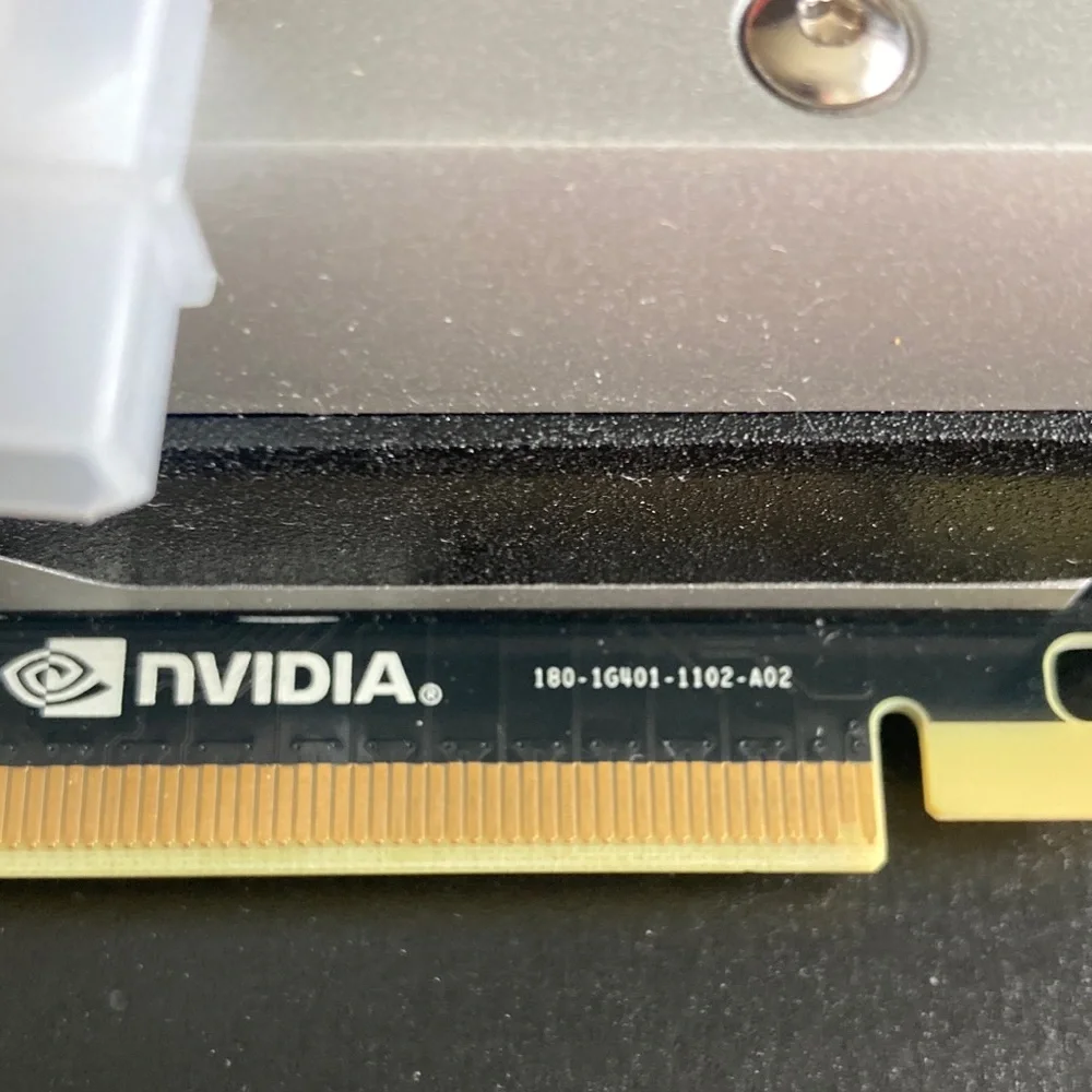 NVIDIA GTX 980 Graphics Card - Silver, Black, and Yellow
