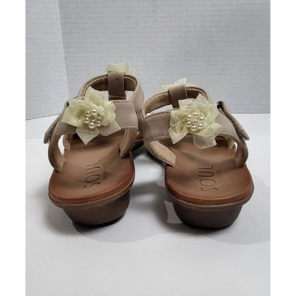 Soul Naturalizer Womens Tan Strappy Sandals Shoes Size 6
