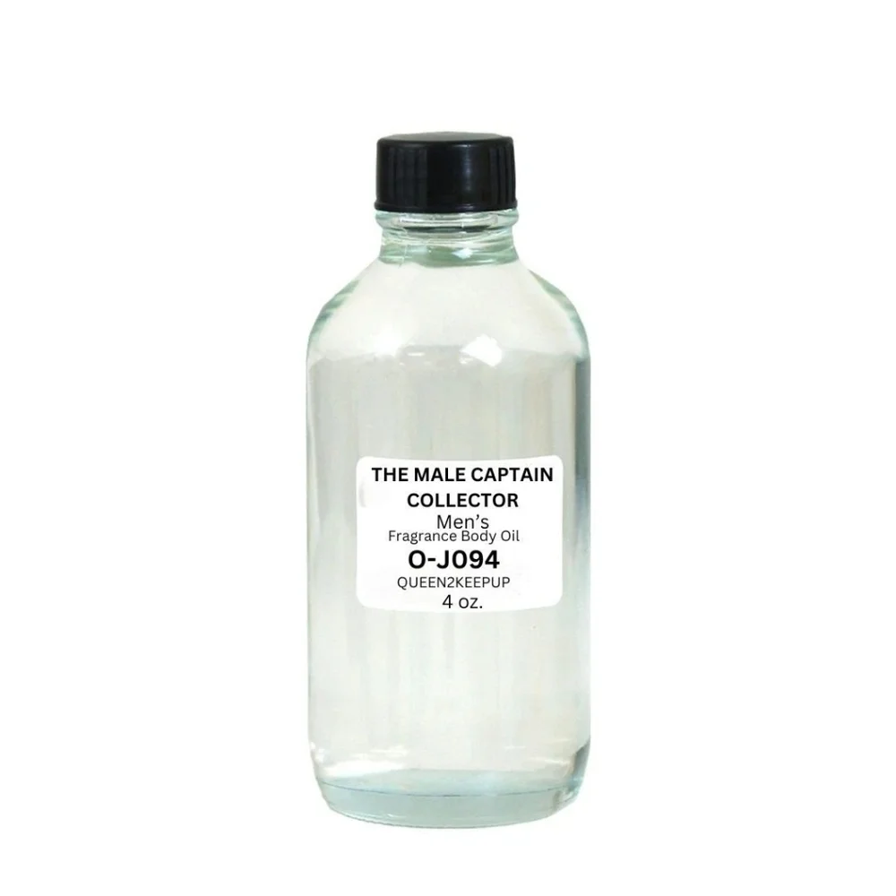 The Male Captain Collector (Men) Body Oil 4 oz Fragrance Pure Uncut Scent