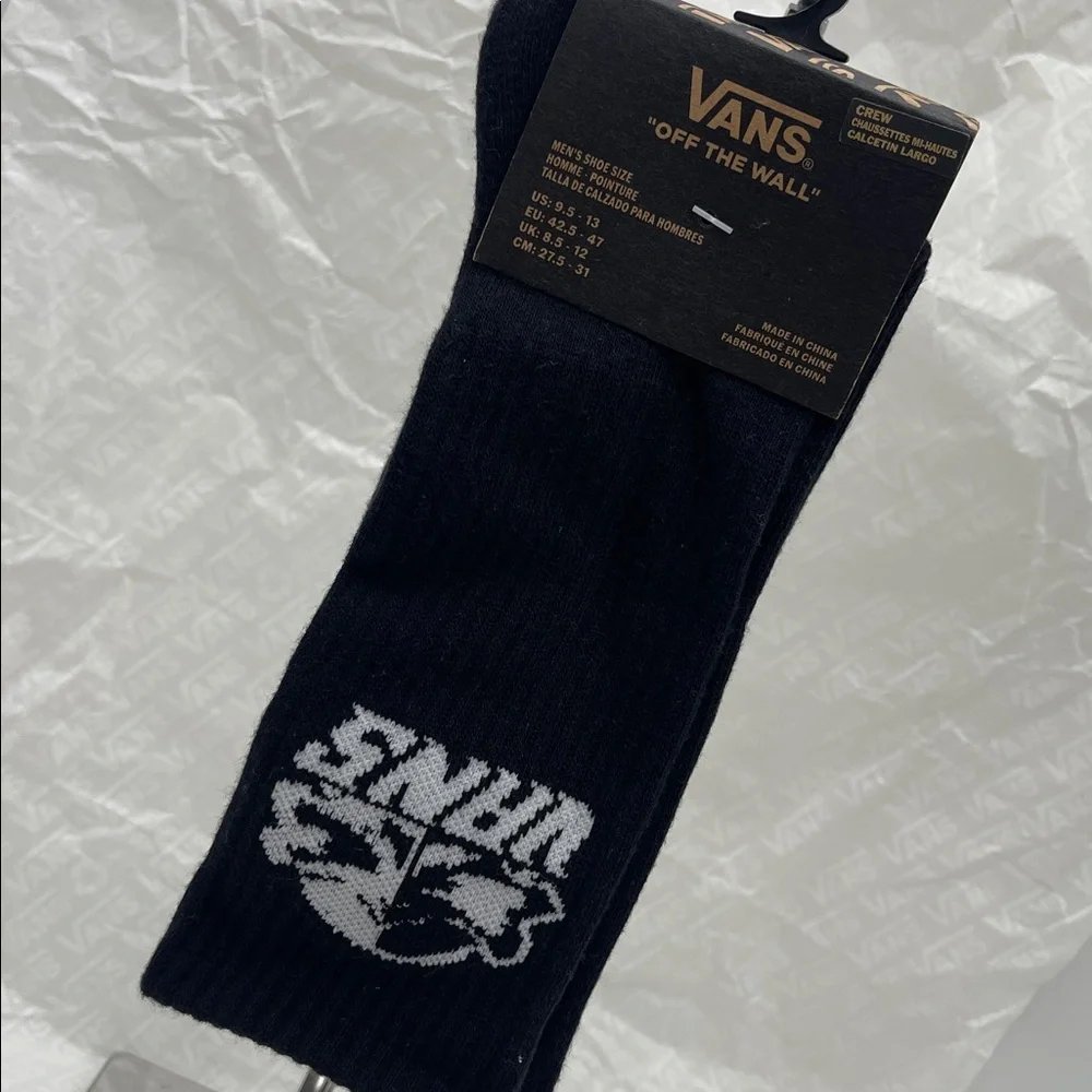 Vans Major Type Crew Socks (1 pair)  Style VN000NCFBLK