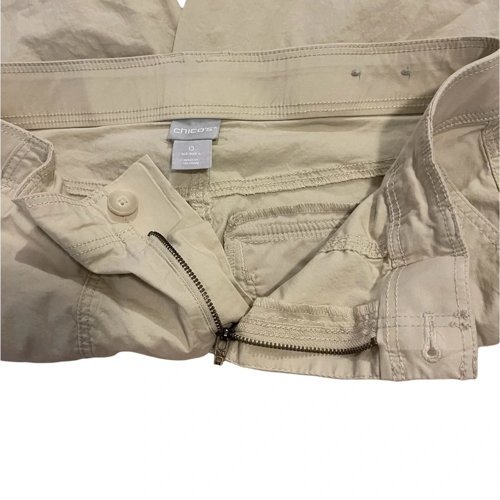 Chico’s Light Tan Bermuda Shorts Size Small/4 (Chico’s Size 0)