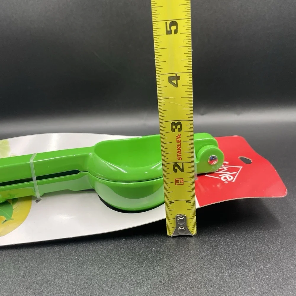 Green Citrus Squeezer - Manual Juicer- Lemons Limes- Heavy Duty Cast Aluminum