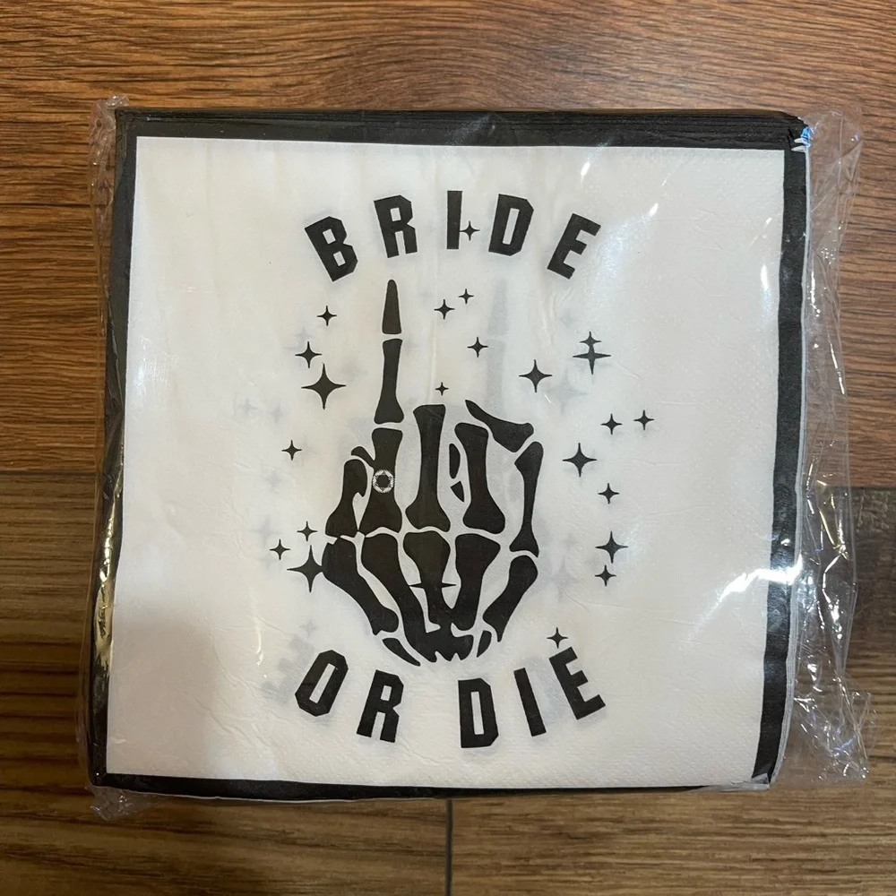Bride or Die Napkins
