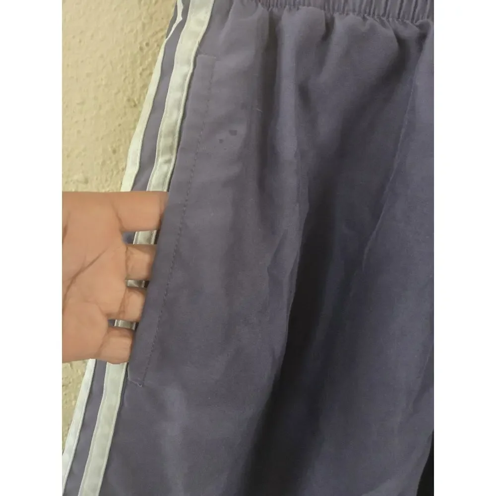 Adidas HF2117 Boxer Swimsuit 3-STRIPES Swim Trunks, Gray, Size Large