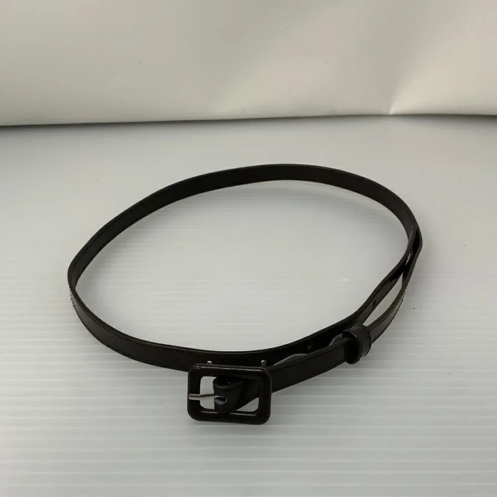 Girls Small Belt Size 0P Dark Gray (H12)