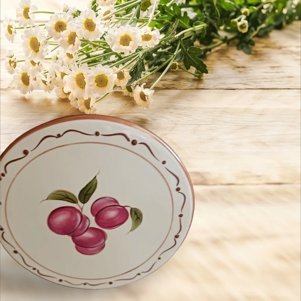 Home ceramic tile trivet hot pan pot  holder  plate set of 2