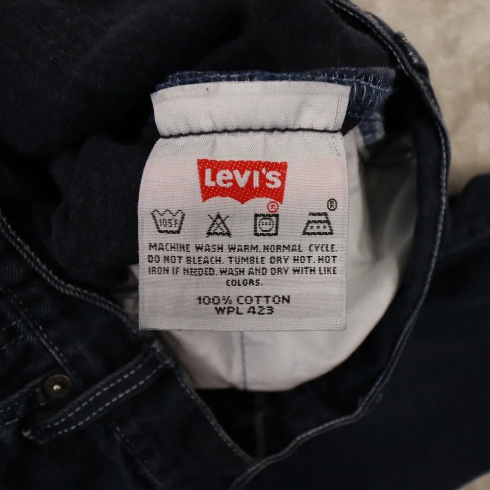 Vintage Levis 501‎ XX Men's Y2K 2003 Dark Blue Denim Jeans size 36x32 act 34x32