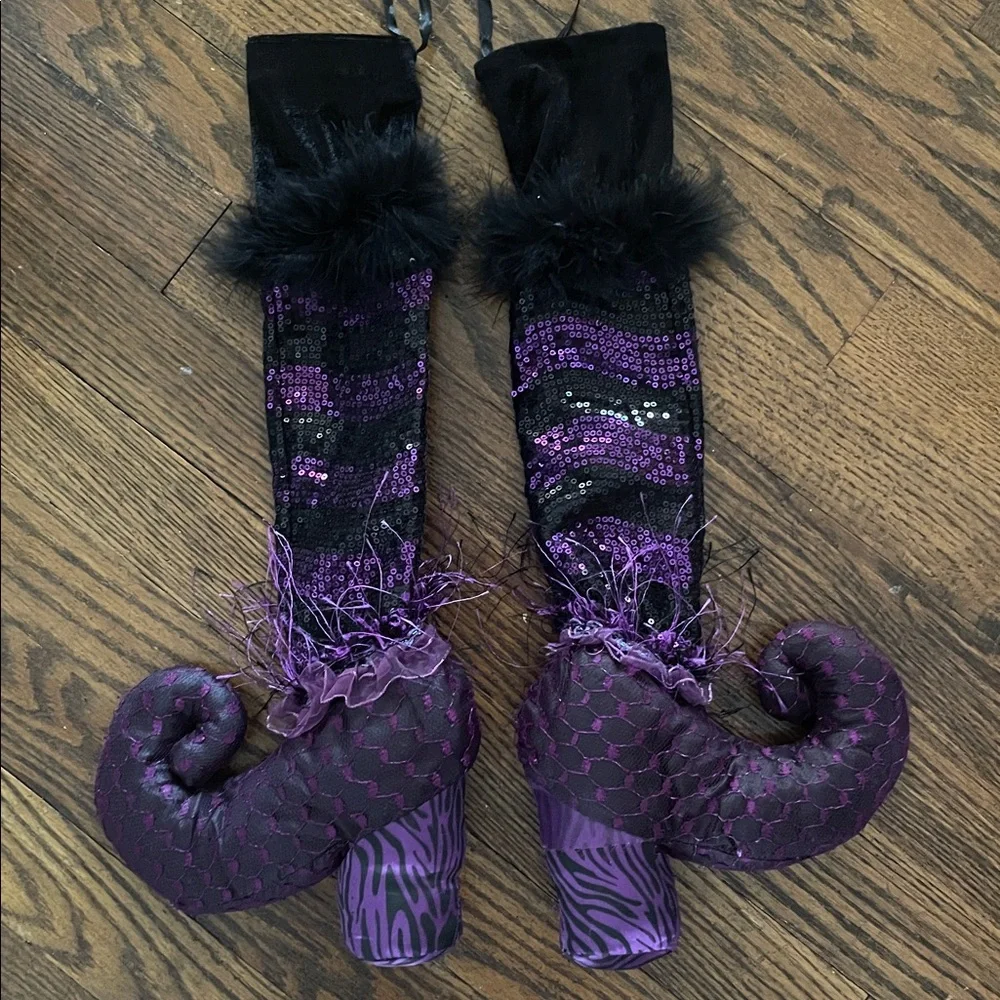 Pier 1 Witches Sequin Chair Stockings