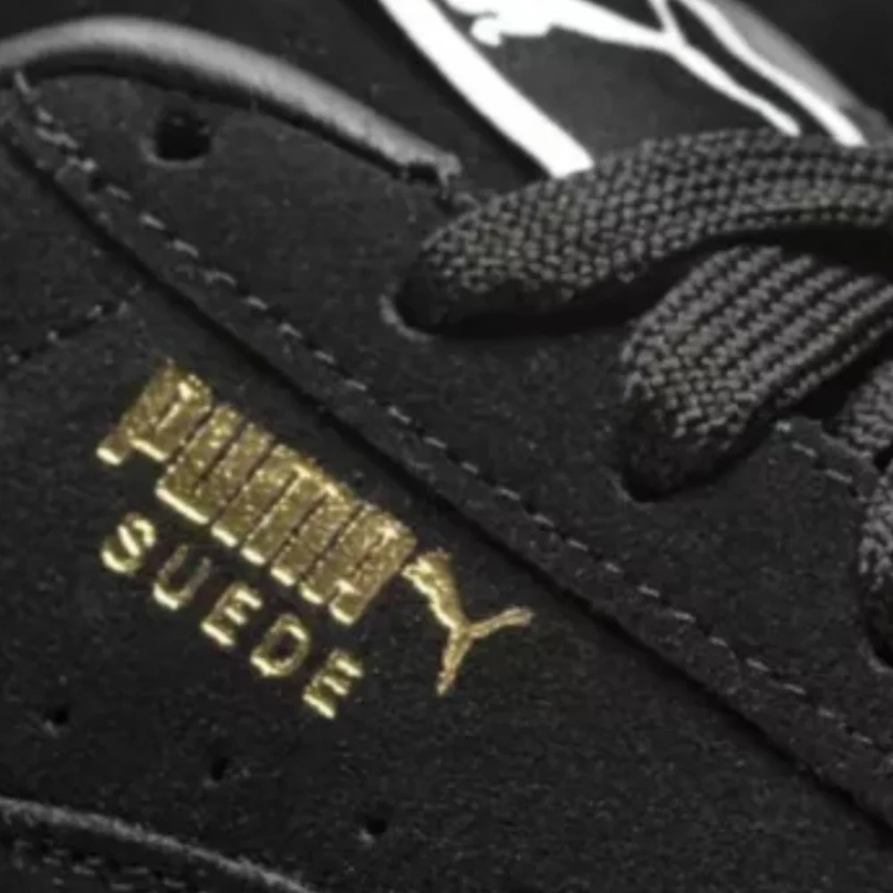 Men PUMA Suede Classic XXL Men's running training shoes black/gold