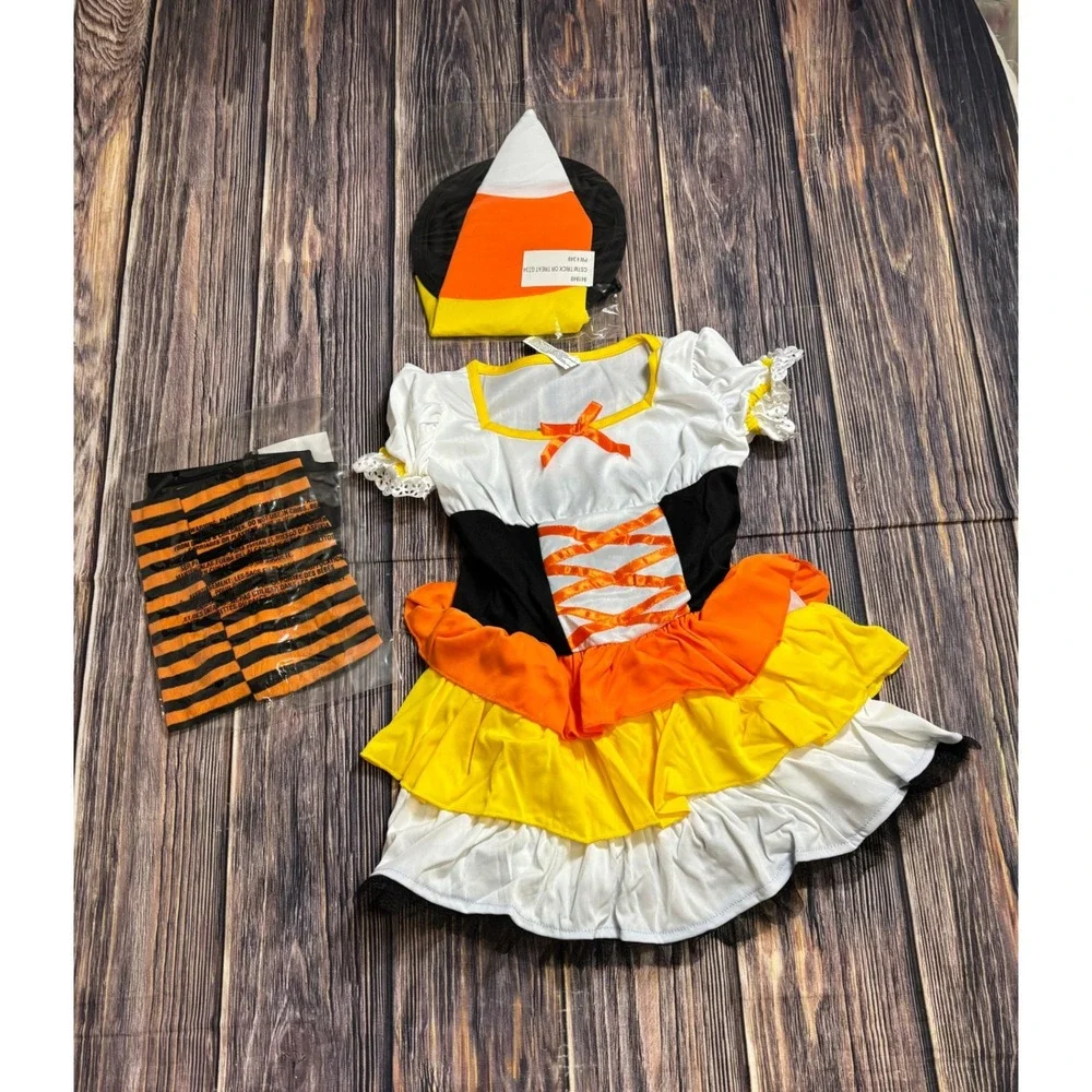 Trick Or Treat Halloween Witch Costume - Toddler Size 3-4 - New