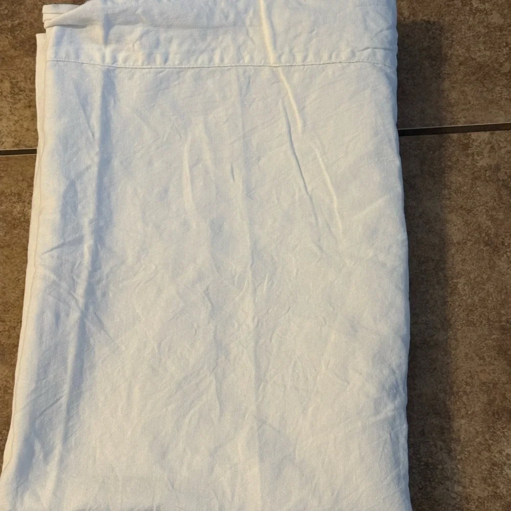 Restoration Hardware Cream Flat sheet