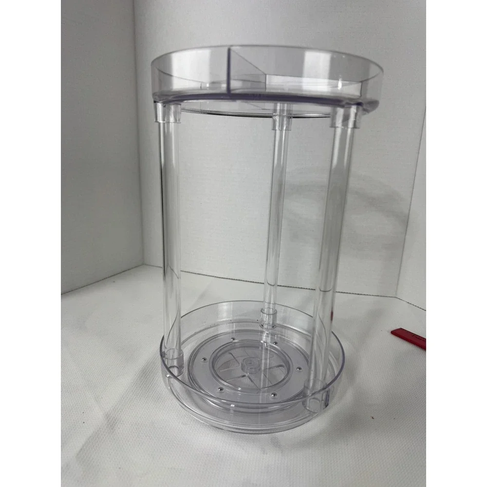 Clear Acrylic Two-tiered Rotating Multi-use‎ Organizer