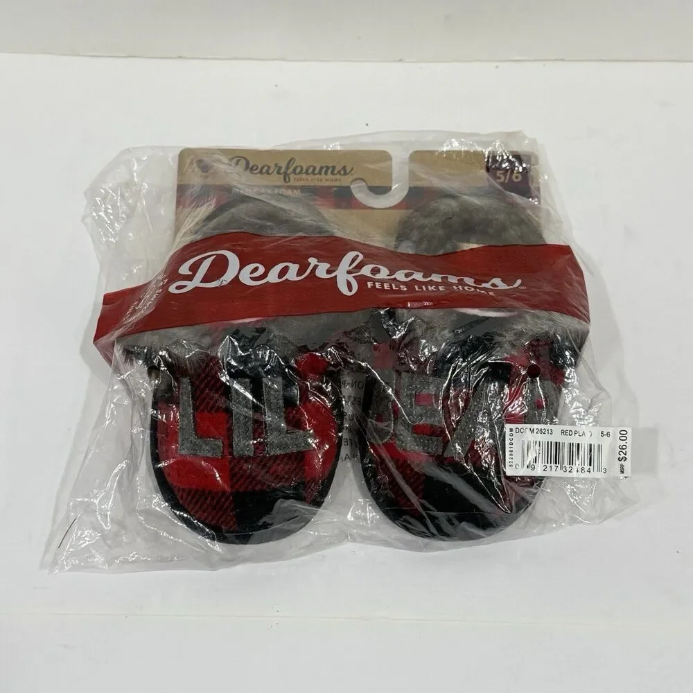 Dearfoams size sherpa from