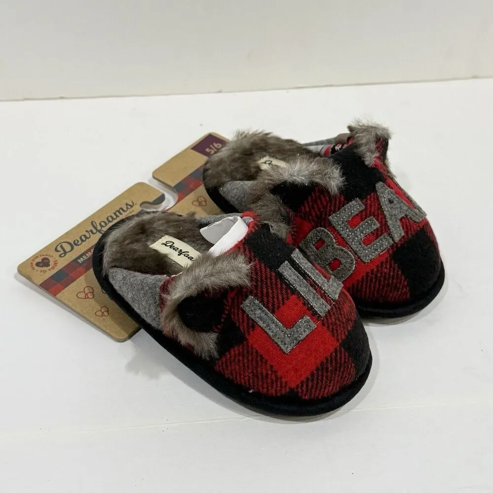 Dearfoams slip bordado