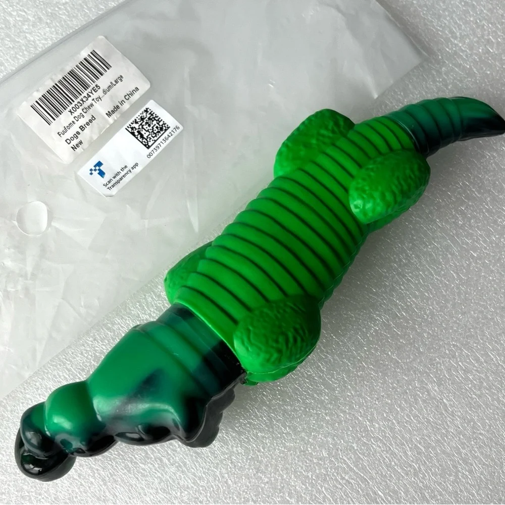 NEW Green and Black Crocodile Dog Toy for Heavy Chewers – Healthy Chew