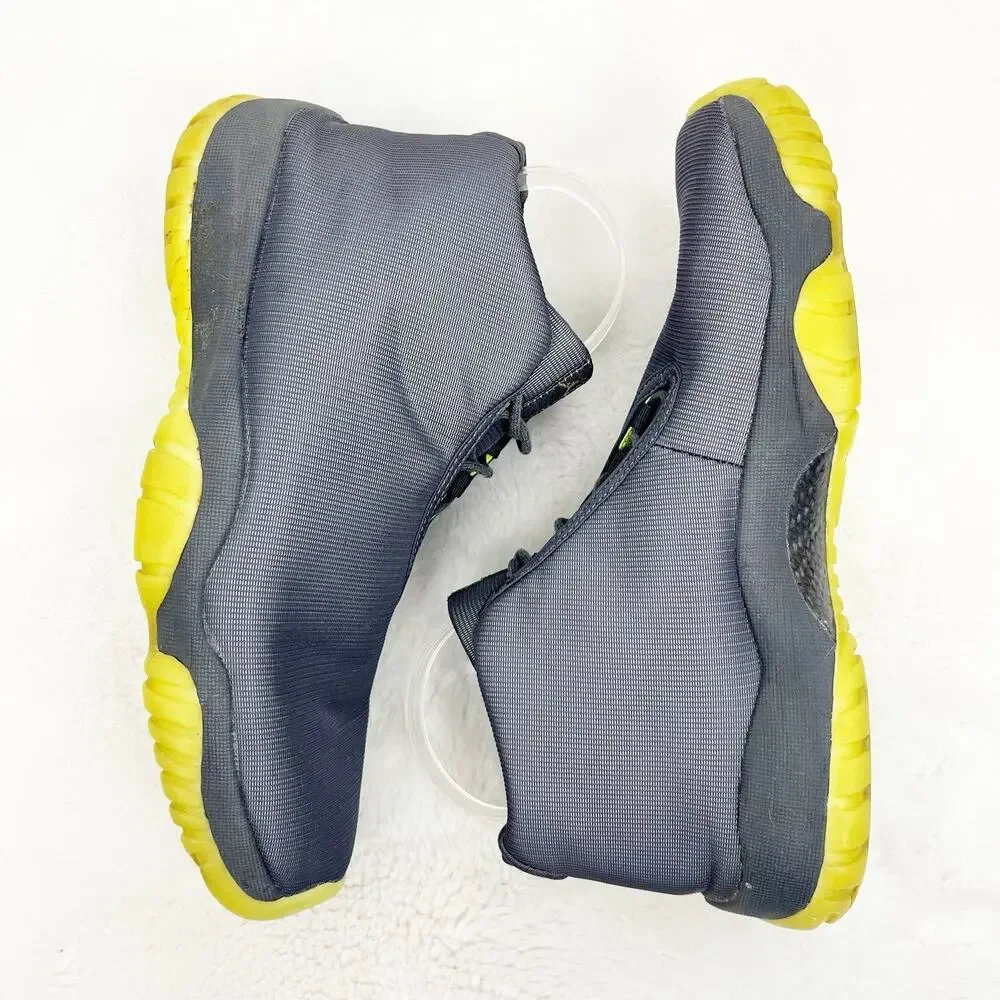 Nike Air Jordan Future Sneakers Shoes Dark Grey Volt 656503-025 Mens Size 10.5