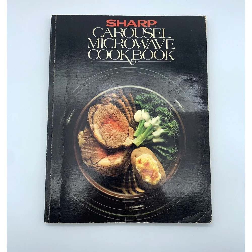 Sharp Carousel Microwave Cookbook 1981 Guidebook - Vintage