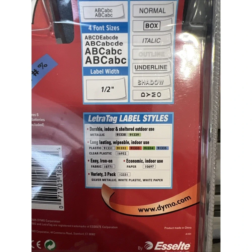 DYMO Letratag Personal Lablemaker 18588 New Sealed Portable Handheld