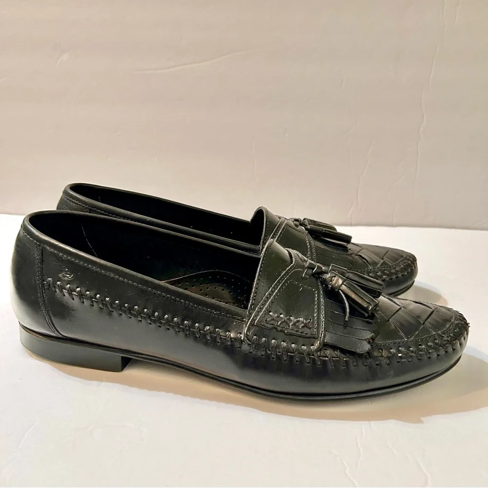 G.H. Bass & Co. slip loafers detail