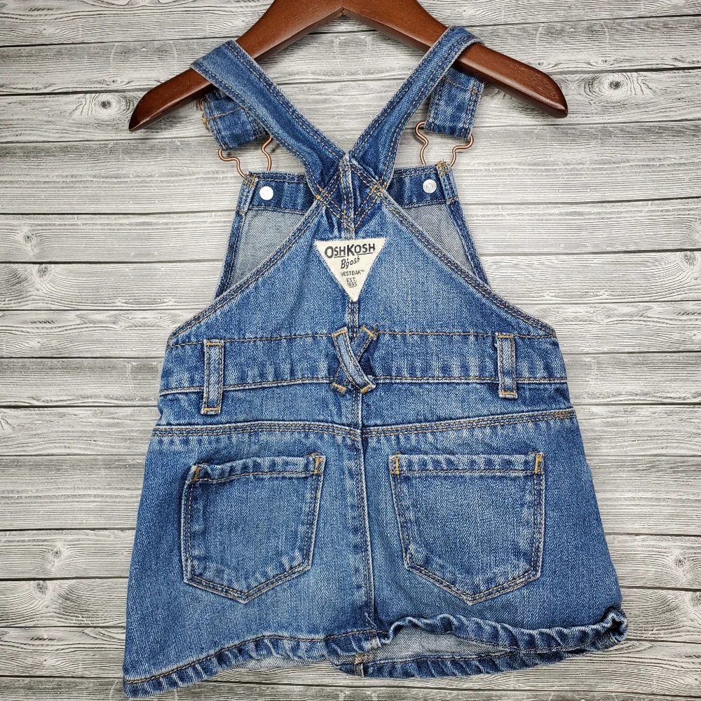Oshkosh B'Gosh Overalls Denim Jumper Size 18 months